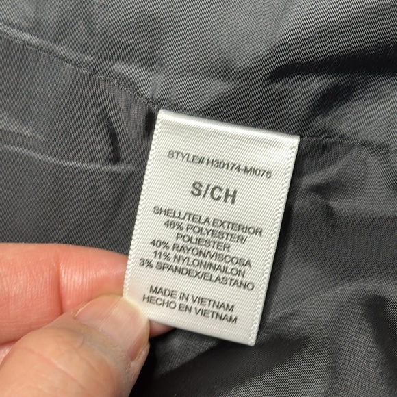 Potter's Pot Open Front Black And White Blazer Size Small - Picture 8 of 9